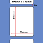Blank Rectangle 102mm x 153mm Gloss Inkjet