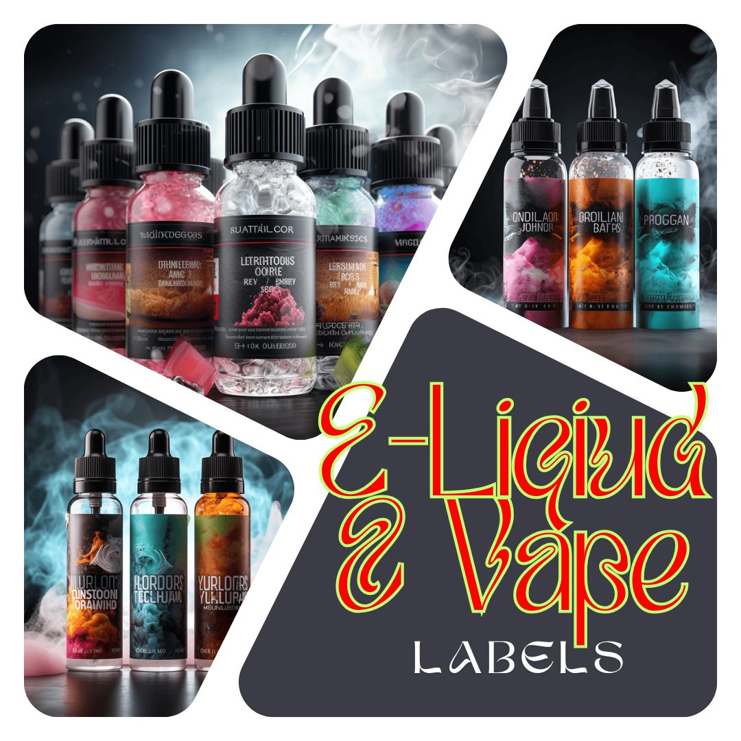 E-Liqiud & Vape Labels